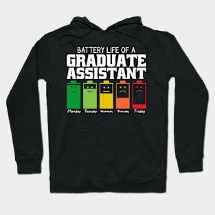 Battery Life Of A Graduate Assistant Hoodie